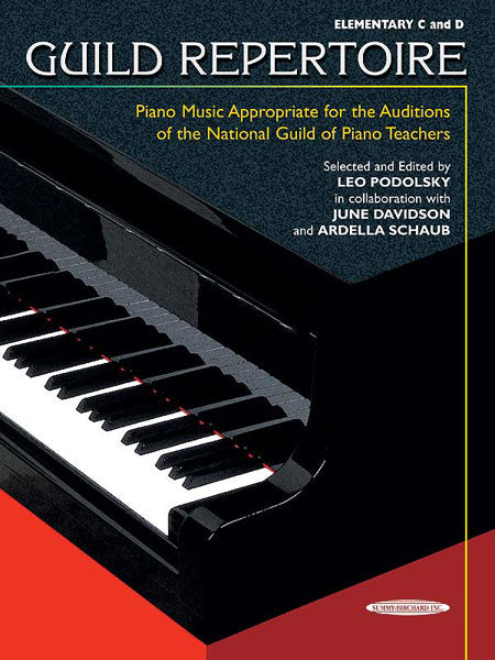 Guild Repertoire: Piano Music Appropriate for the Auditions of the National Guild of Piano Teachers, Elementary C & D 鋼琴 | 小雅音樂 Hsiaoya Music