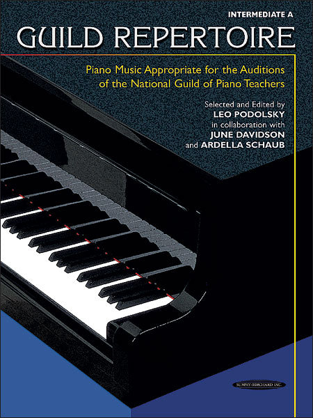 Guild Repertoire: Piano Music Appropriate for the Auditions of the National Guild of Piano Teachers, Intermediate A 鋼琴 | 小雅音樂 Hsiaoya Music