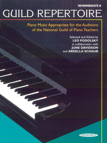 Guild Repertoire: Piano Music Appropriate for the Auditions of the National Guild of Piano Teachers, Intermediate B 鋼琴 | 小雅音樂 Hsiaoya Music