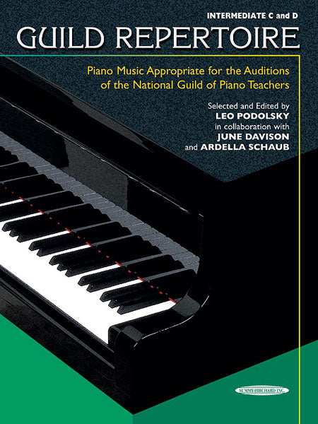 Guild Repertoire: Piano Music Appropriate for the Auditions of the National Guild of Piano Teachers, Intermediate C & D 鋼琴 | 小雅音樂 Hsiaoya Music