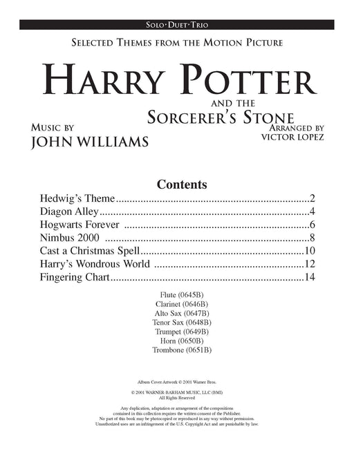 Harry Potter and the Sorcerer's Stone™ -- Selected Themes from the Motion Picture (Solo, Duet, Trio) 獨奏 二重奏 三重奏 | 小雅音樂 Hsiaoya Music