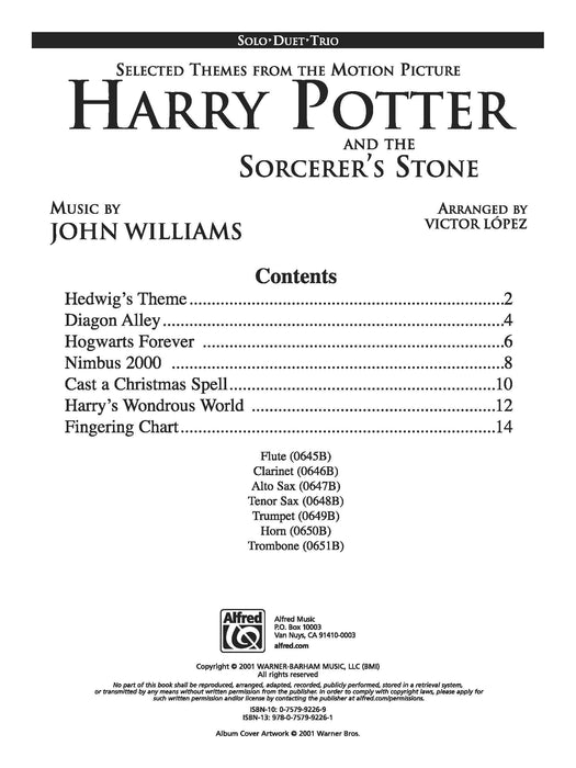 Harry Potter and the Sorcerer's Stone™ -- Selected Themes from the Motion Picture (Solo, Duet, Trio) 獨奏 二重奏 三重奏 | 小雅音樂 Hsiaoya Music