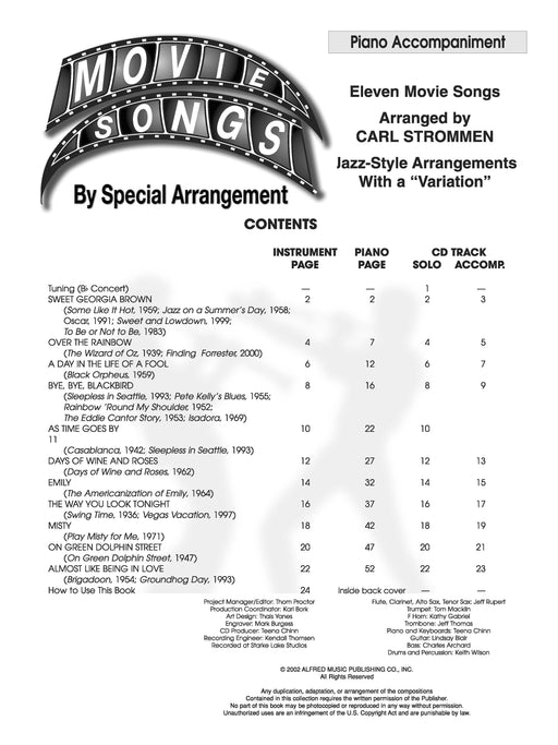 Movie Songs by Special Arrangement Jazz-Style Arrangements with a "Variation" 編曲風格 詠唱調 | 小雅音樂 Hsiaoya Music