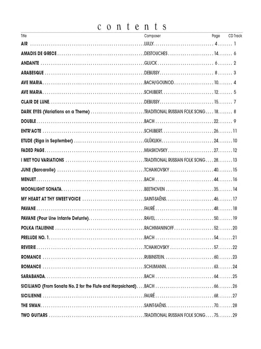 The Classical Guitar Anthology Music of France, Germany, and Russia 古典吉他 | 小雅音樂 Hsiaoya Music