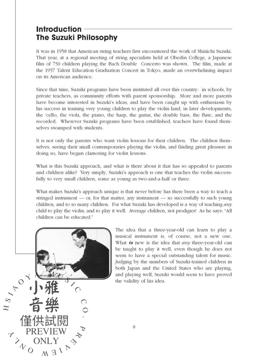 The Suzuki Approach | 小雅音樂 Hsiaoya Music