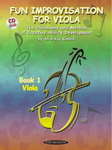 Fun Improvisation for Viola The Philosophy and Method of Creative Ability Development 即興演奏 中提琴 | 小雅音樂 Hsiaoya Music