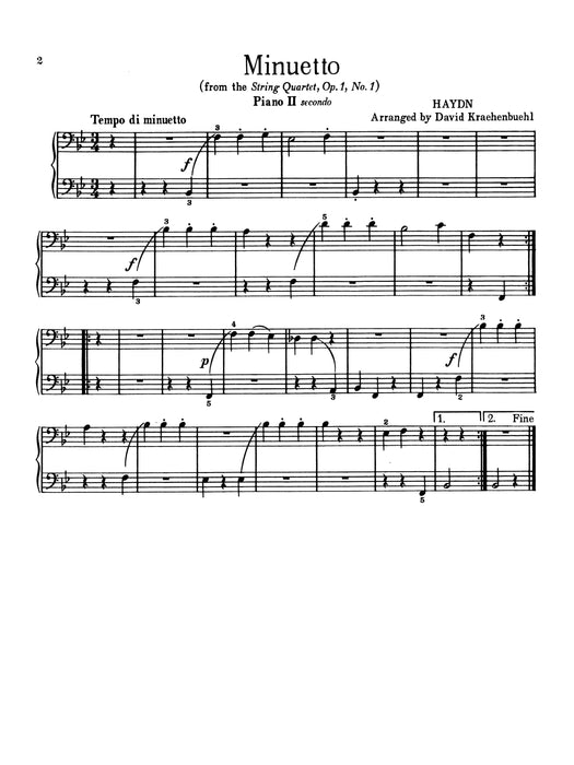Minuetto from String Quartet, Opus 1, No. 1 海頓 小步舞曲 弦樂四重奏作品 | 小雅音樂 Hsiaoya Music