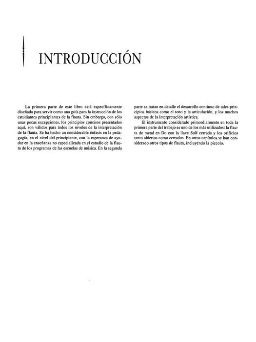 El Arte de Tocar la Flauta The Art of Flute Playing - Spanish language edition 長笛 | 小雅音樂 Hsiaoya Music