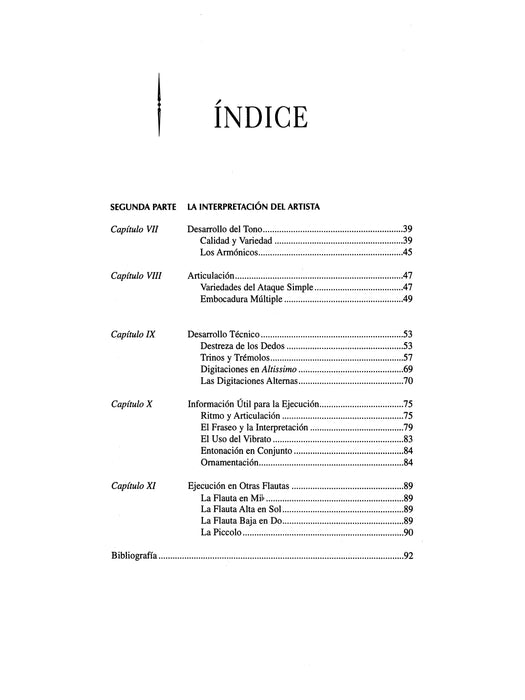 El Arte de Tocar la Flauta The Art of Flute Playing - Spanish language edition 長笛 | 小雅音樂 Hsiaoya Music