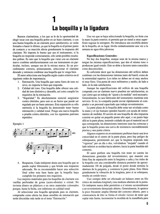El Arte de Tocar el Clarinete The Art of Clarinet Playing - Spanish language edition 豎笛 | 小雅音樂 Hsiaoya Music