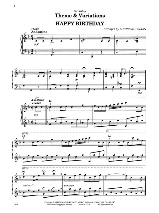 Happy Birthday to You Theme & Variations 生日快樂歌 主題詠唱調 | 小雅音樂 Hsiaoya Music