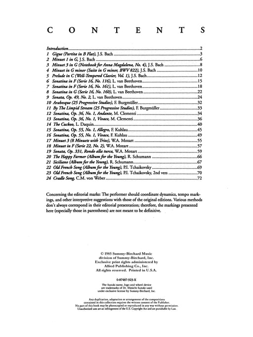 Second Piano Accompaniments, Volume B Music to Accompany Classical Compositions Included in the Suzuki Piano School Volumes 鋼琴 伴奏 古典 鋼琴 | 小雅音樂 Hsiaoya Music