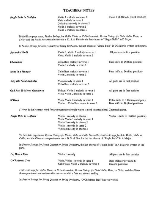 Festive Strings for String Quartet or String Orchestra 弦樂四重奏弦樂團 | 小雅音樂 Hsiaoya Music