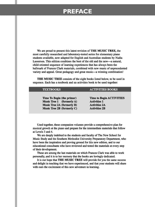 The Music Tree: English Edition Activities Book, Part 1 | 小雅音樂 Hsiaoya Music