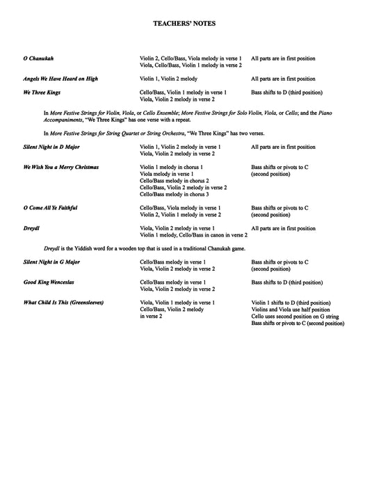 More Festive Strings for String Quartet or String Orchestra 弦樂四重奏弦樂團 | 小雅音樂 Hsiaoya Music