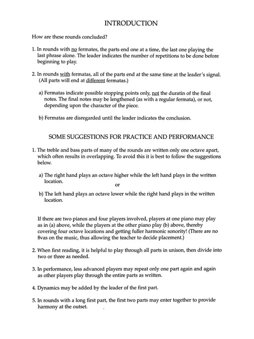 Rounds and Canons for Reading, Recreation and Performance, Piano Ensemble, Volume 2 for Piano Ensemble, or with Violin, Viola and/or Cello 卡農曲 鋼琴 小提琴 中提琴 大提琴 | 小雅音樂 Hsiaoya Music