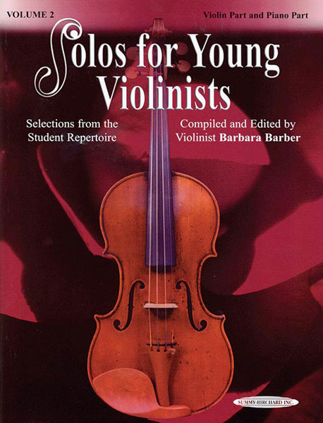 Solos for Young Violinists Violin Part and Piano Acc., Volume 2 Selections from the Student Repertoire 獨奏 小提琴 鋼琴 | 小雅音樂 Hsiaoya Music