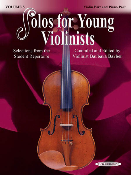 Solos for Young Violinists Violin Part and Piano Acc., Volume 5 Selections from the Student Repertoire 獨奏 小提琴 鋼琴 | 小雅音樂 Hsiaoya Music