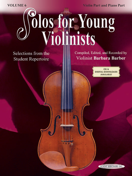 Solos for Young Violinists Violin Part and Piano Acc., Volume 6 Selections from the Student Repertoire 獨奏 小提琴 鋼琴 | 小雅音樂 Hsiaoya Music