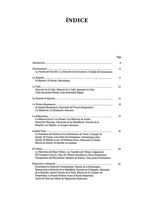 El Arte de Tocar el Saxofón The Art of Saxophone Playing - Spanish language edition 薩氏管 | 小雅音樂 Hsiaoya Music