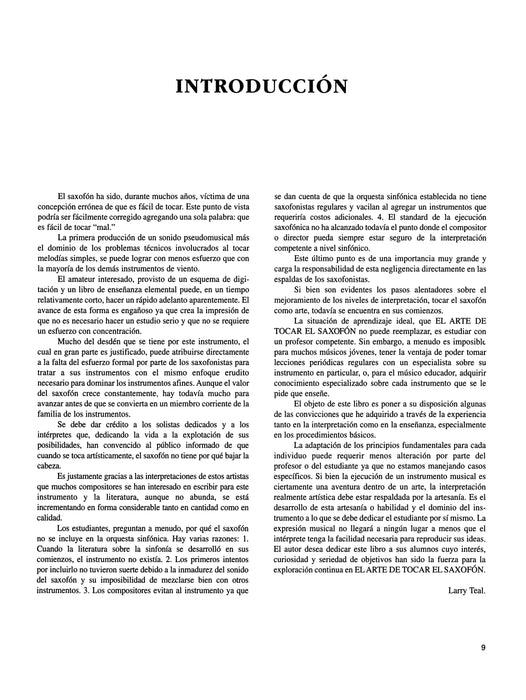 El Arte de Tocar el Saxofón The Art of Saxophone Playing - Spanish language edition 薩氏管 | 小雅音樂 Hsiaoya Music
