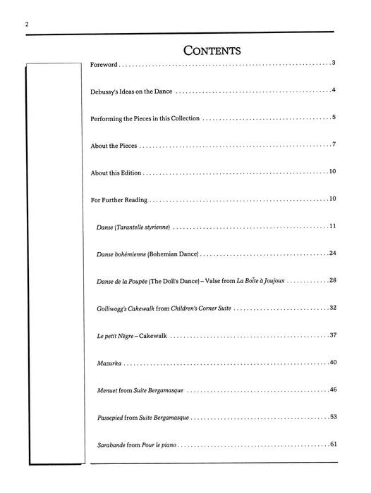 Dances of Debussy Pieces to Play Before His Larger Works 德布西 舞曲 小品 | 小雅音樂 Hsiaoya Music