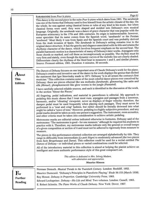 Dances of Debussy Pieces to Play Before His Larger Works 德布西 舞曲 小品 | 小雅音樂 Hsiaoya Music