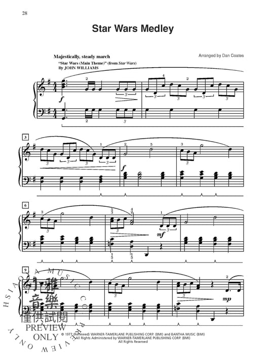 Dan Coates Popular Piano Library: Medleys from Broadway & Medleys from the Movies (Value Pack) 鋼琴 組合曲 百老匯組合曲 | 小雅音樂 Hsiaoya Music