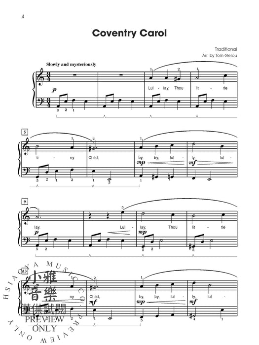 Christmas Solos for Students, 1-3 (Value Pack) 獨奏 | 小雅音樂 Hsiaoya Music