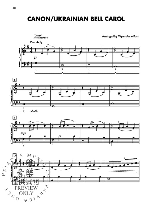 Christmas Medleys for Students, 1-3 (Value Pack) 組合曲 | 小雅音樂 Hsiaoya Music