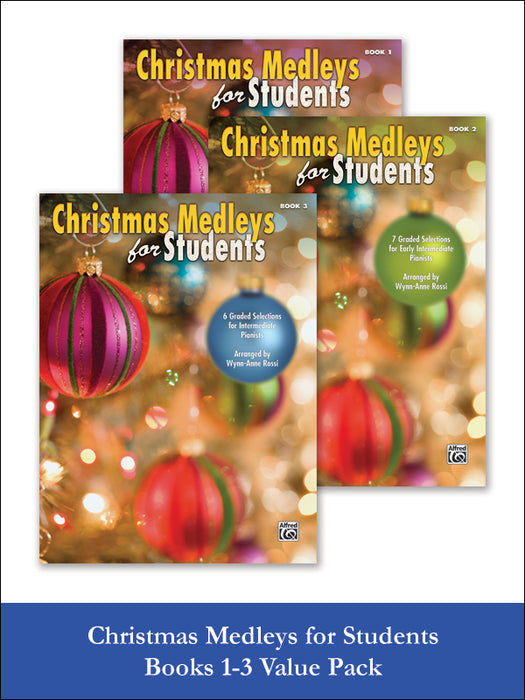 Christmas Medleys for Students, 1-3 (Value Pack) 組合曲 | 小雅音樂 Hsiaoya Music