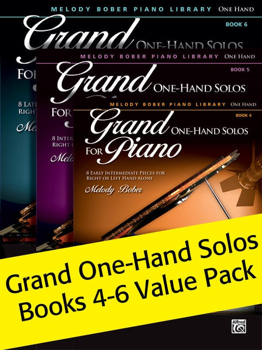 Grand One-Hand Solos Books 4-6 (Value Pack) 獨奏 | 小雅音樂 Hsiaoya Music