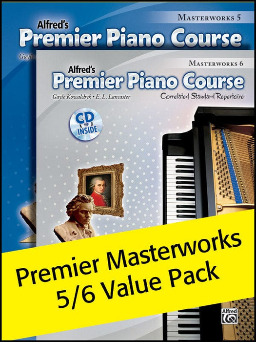 Premier Piano Course, Masterworks 5 & 6 (Value Pack) Correlated Standard Repertoire 鋼琴 | 小雅音樂 Hsiaoya Music
