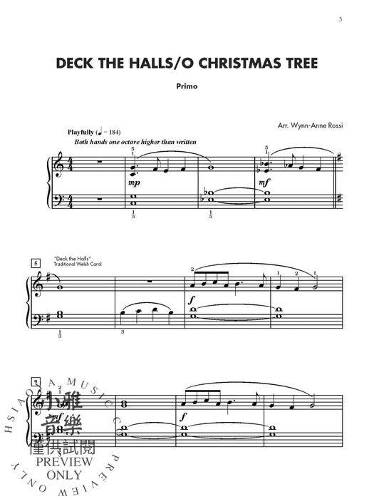 Christmas Medleys for Two, 1-3 (Value Pack) 組合曲 | 小雅音樂 Hsiaoya Music