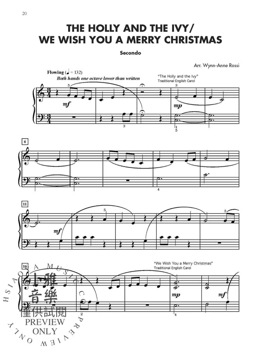 Christmas Medleys for Two, 1-3 (Value Pack) 組合曲 | 小雅音樂 Hsiaoya Music