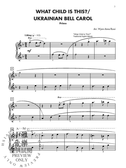 Christmas Medleys for Two, 1-3 (Value Pack) 組合曲 | 小雅音樂 Hsiaoya Music