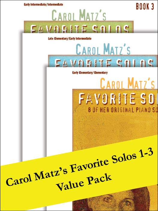 Carol Matz's Favorite Solos 1-3 (Value Pack) 耶誕頌歌 獨奏 | 小雅音樂 Hsiaoya Music