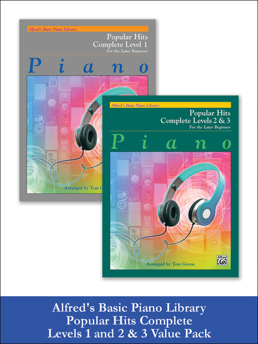Alfred's Basic Piano Library: Popular Hits, Complete Levels 1 and 2 & 3 (Value Pack) 鋼琴 | 小雅音樂 Hsiaoya Music