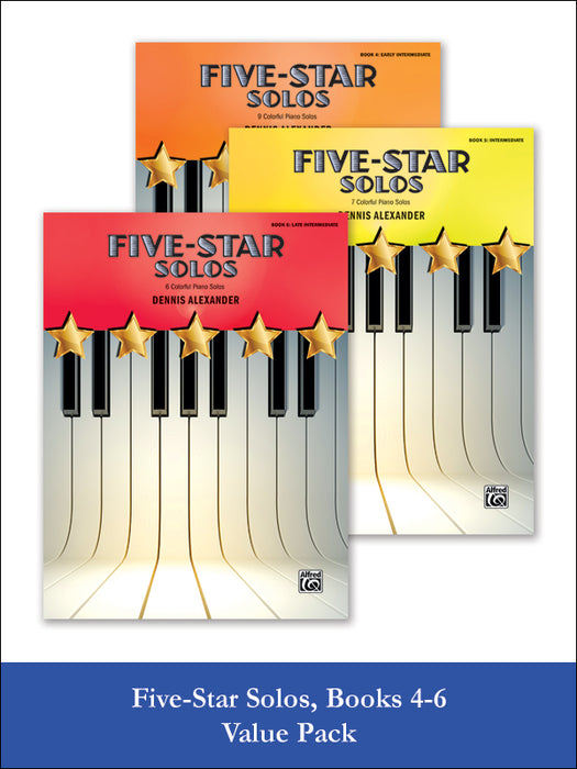 Five-Star Solos 4-6 (Value Pack) 獨奏 | 小雅音樂 Hsiaoya Music