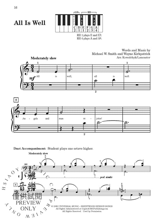 Pre-Reading & First Book of Christmas Praise (Value Pack) Arrangements for Beginning Pianists | 小雅音樂 Hsiaoya Music
