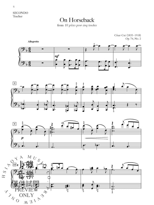 Easy Teacher-Student Piano Duets 1-3 (Value Pack) 鋼琴 二重奏 | 小雅音樂 Hsiaoya Music