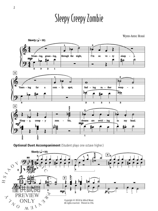 Halloween Sheet Solos 獨奏 | 小雅音樂 Hsiaoya Music