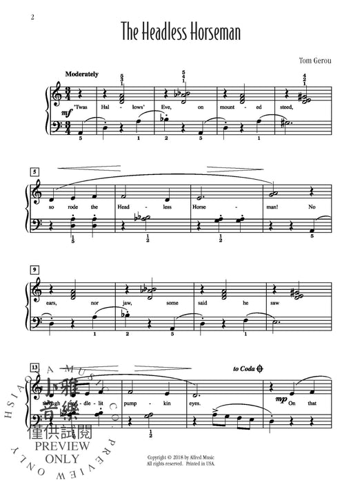 Halloween Sheet Solos 獨奏 | 小雅音樂 Hsiaoya Music