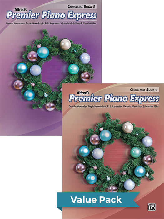 Premier Piano Express Christmas, Books 3 & 4 (Value Pack) 鋼琴 | 小雅音樂 Hsiaoya Music