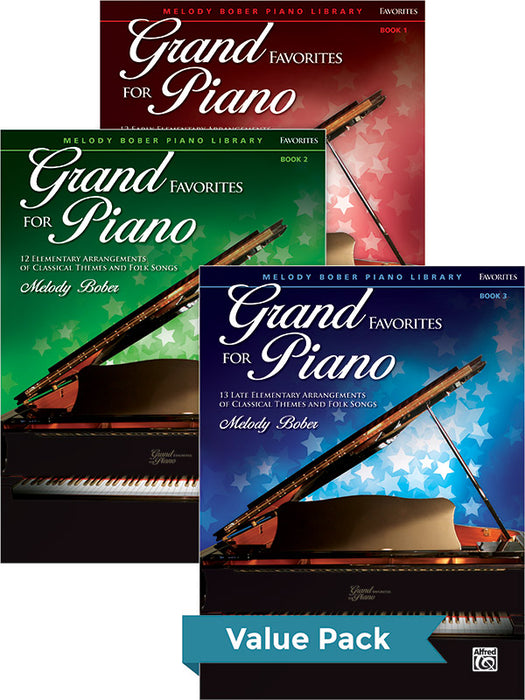 Grand Favorites 1-3 (Value Pack) Early Elementary, Elementary, and Late Elementary Arrangements of Classical Themes and Folk Songs 古典 民謠 | 小雅音樂 Hsiaoya Music