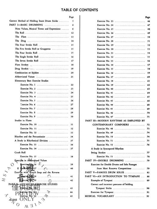 Podemski's Standard Snare Drum Method Including Double Drums and Introduction to Timpani 鼓 導奏 定音鼓 | 小雅音樂 Hsiaoya Music