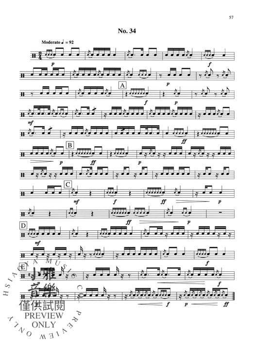 Podemski's Standard Snare Drum Method Including Double Drums and Introduction to Timpani 鼓 導奏 定音鼓 | 小雅音樂 Hsiaoya Music