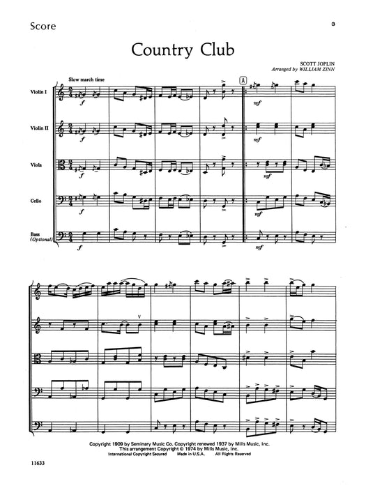 Ragtime Favorites for Strings 繁音拍子 弦樂 | 小雅音樂 Hsiaoya Music