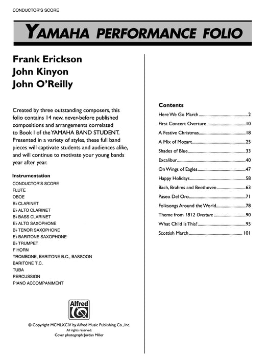 Yamaha Performance Folio | 小雅音樂 Hsiaoya Music