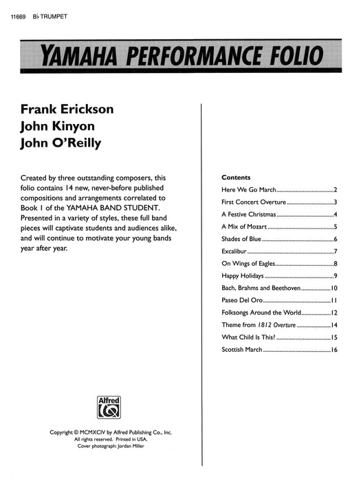 Yamaha Performance Folio | 小雅音樂 Hsiaoya Music